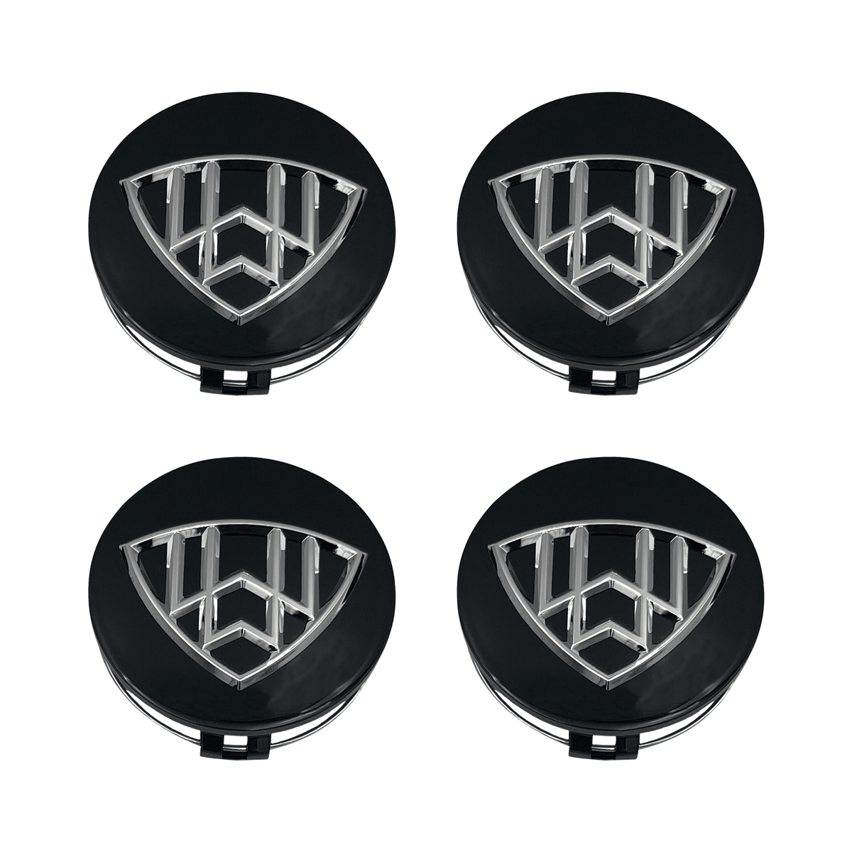 4 stk. Maybach Mercedes-Benz Centerkapsler 75mm