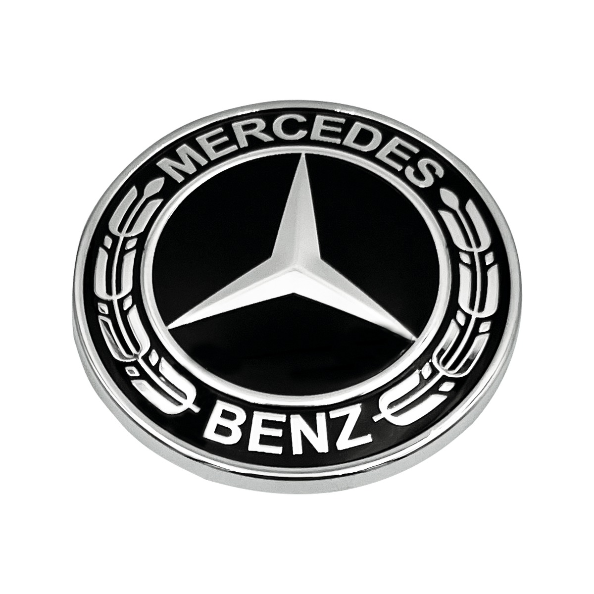 Sort Mercedes-rattlogo-emblem 52mm