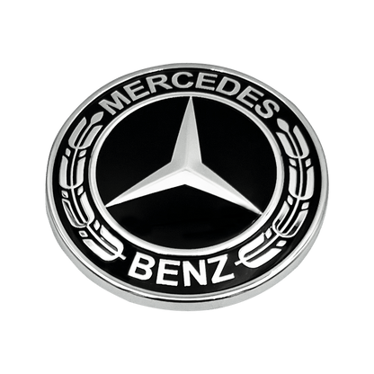 Sort Mercedes-rattlogo-emblem 52mm
