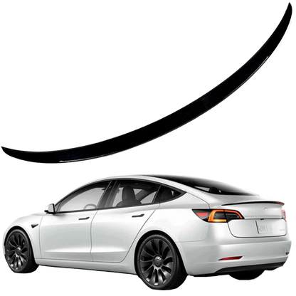 Tesla Performance Spoiler blank svart – modell 3