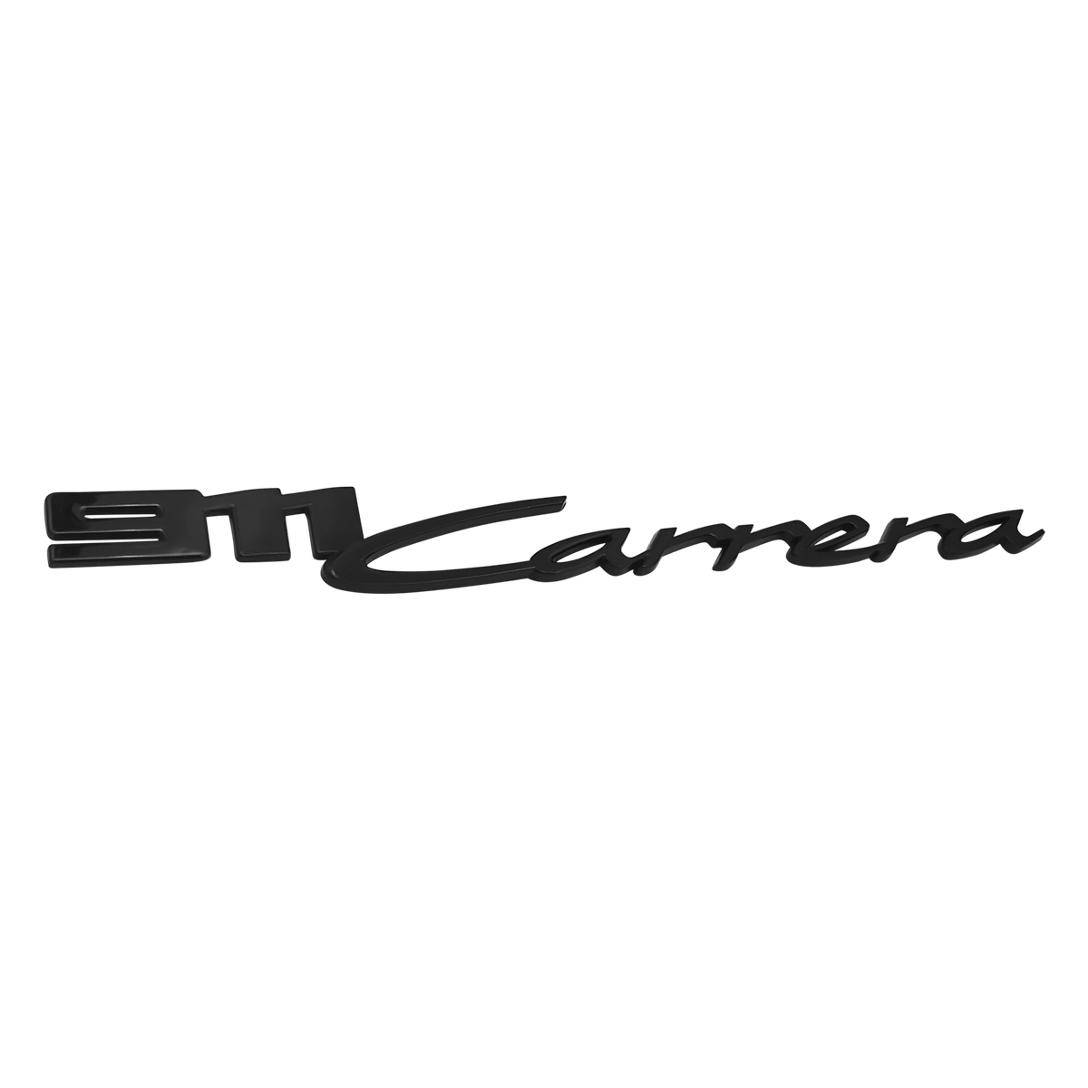 Porsche "911 Carrera" Bag Emblem Blank Sort
