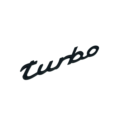 Porsche Turbo Bag Emblem Blank Sort 2020+