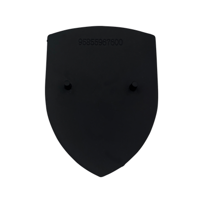 Porsche frontlogo 67 x 50 mm emblem sort finish