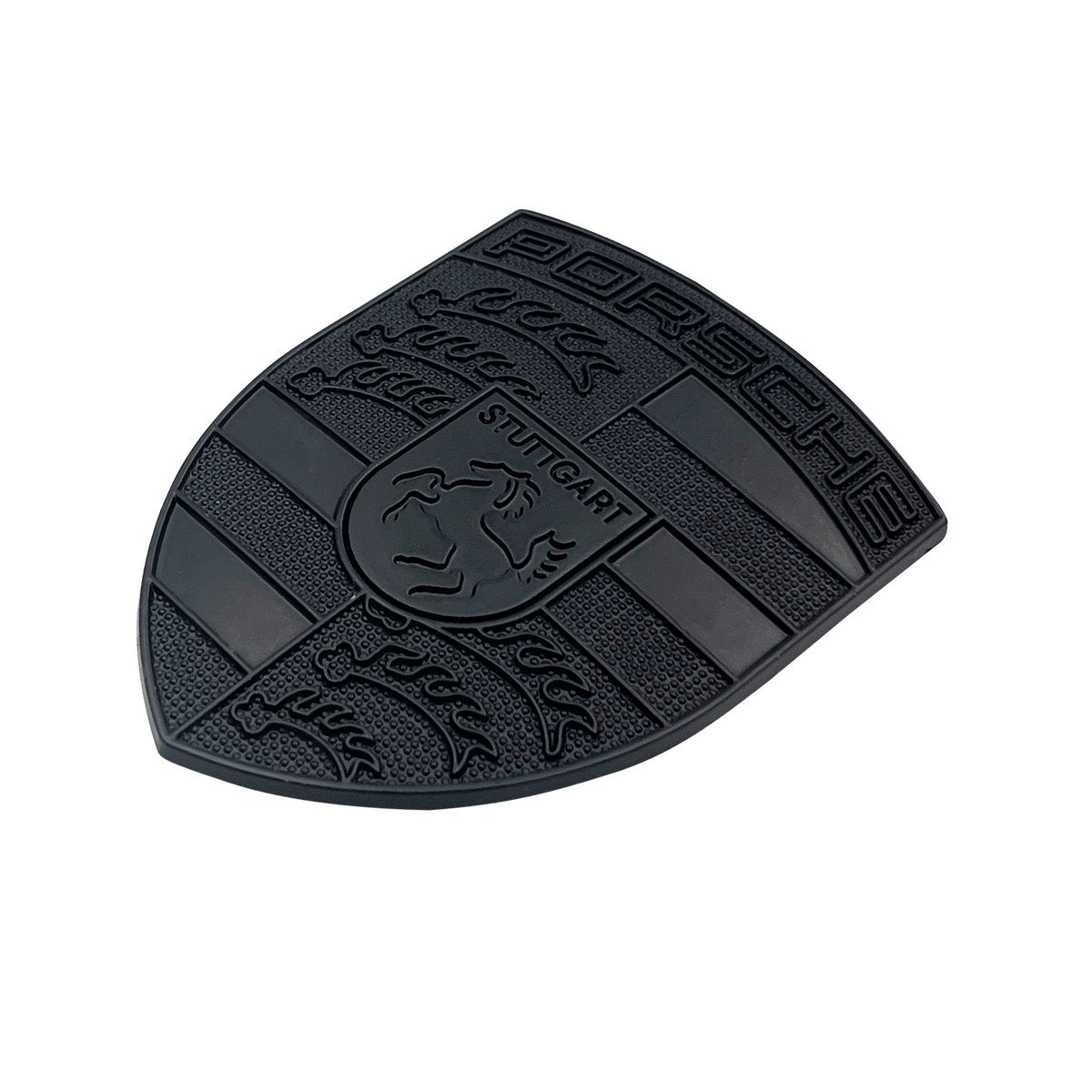Porsche frontlogo 67 x 50 mm emblem sort finish