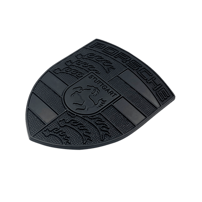 Porsche frontlogo 67 x 50 mm emblem sort finish