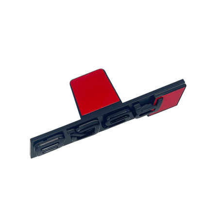 Sort Audi RSQ8 Front Emblem
