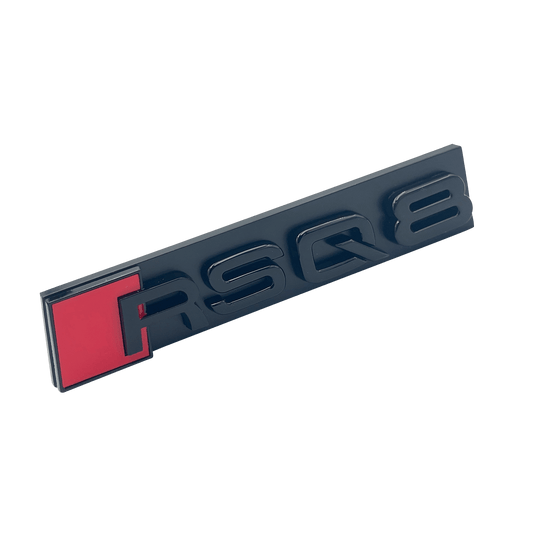 Sort Audi RSQ8 Front Emblem