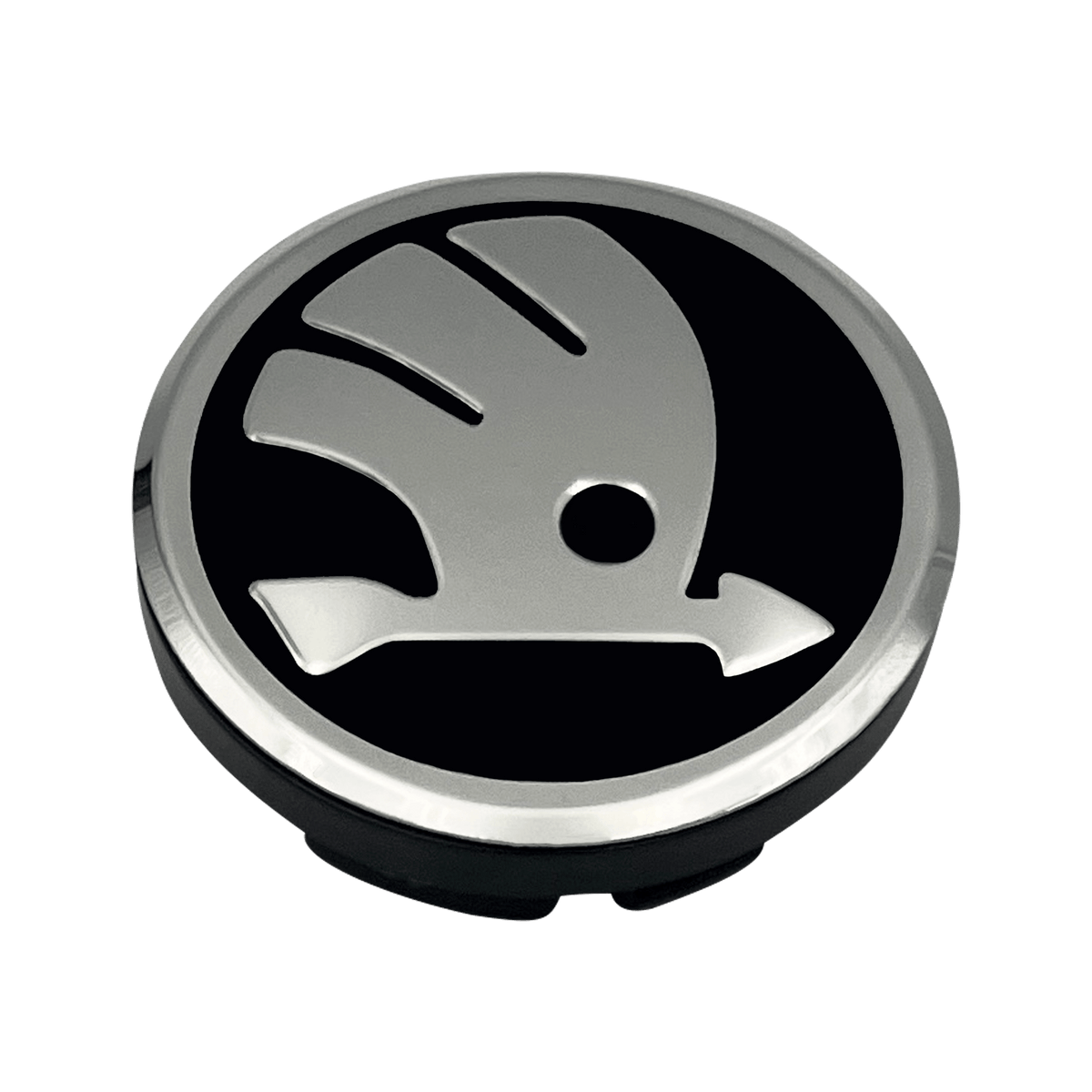 Skoda Krom og Sorte Senterhetter 56 / 75mm
