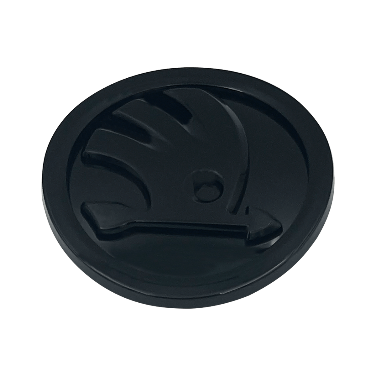 Skoda Front Logo Blank Svart 90mm