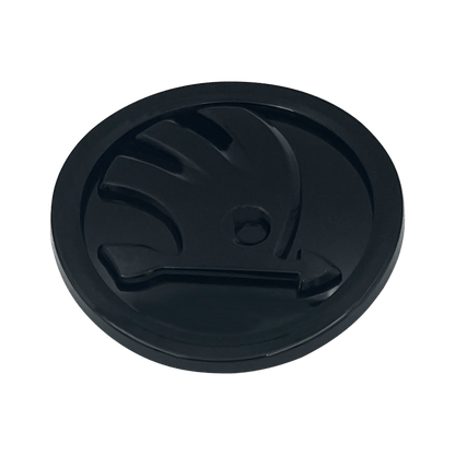 Skoda Front Logo Blank Svart 90mm