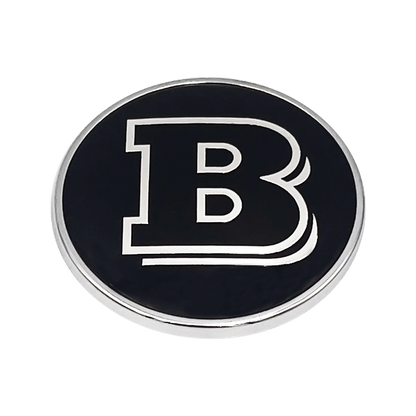 Sort Brabus Emblem til Kølerhjelm 57mm
