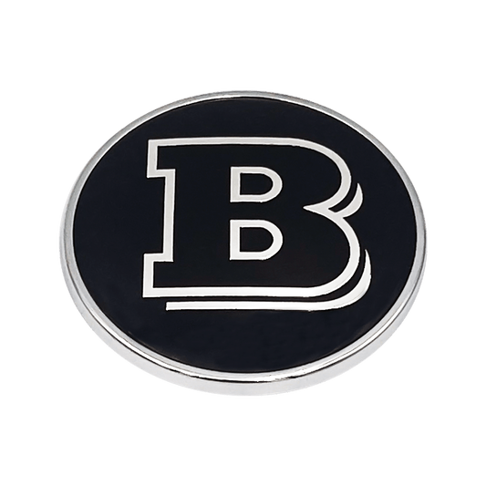 Sort Brabus Emblem til Kølerhjelm 57mm