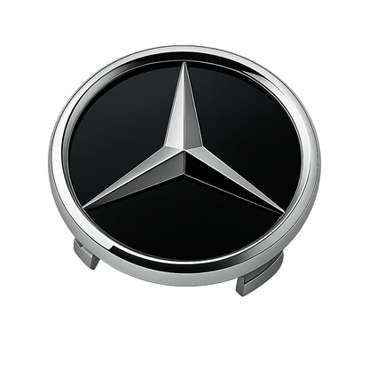 4 stk. Sorte Mercedes Center-capser