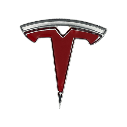 Tesla Steering Wheel Logo Chrome - Model 3 / Y