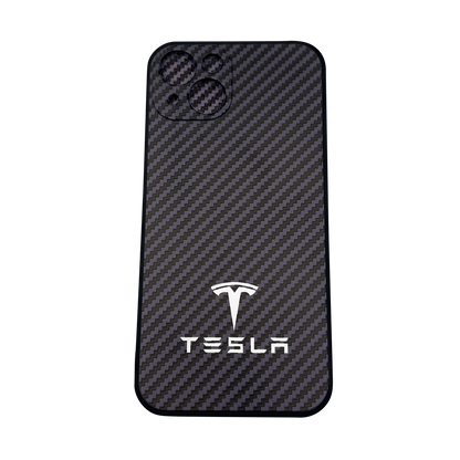 Tesla iPhone Carbon Fiber Cover