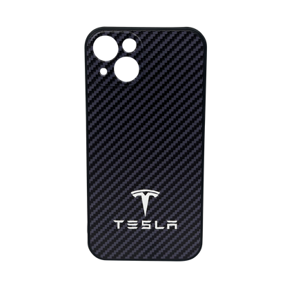 Tesla iPhone Carbon Fiber Cover