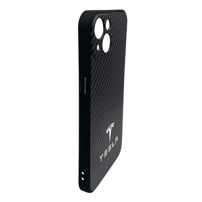 Tesla iPhone Carbon Fiber Cover