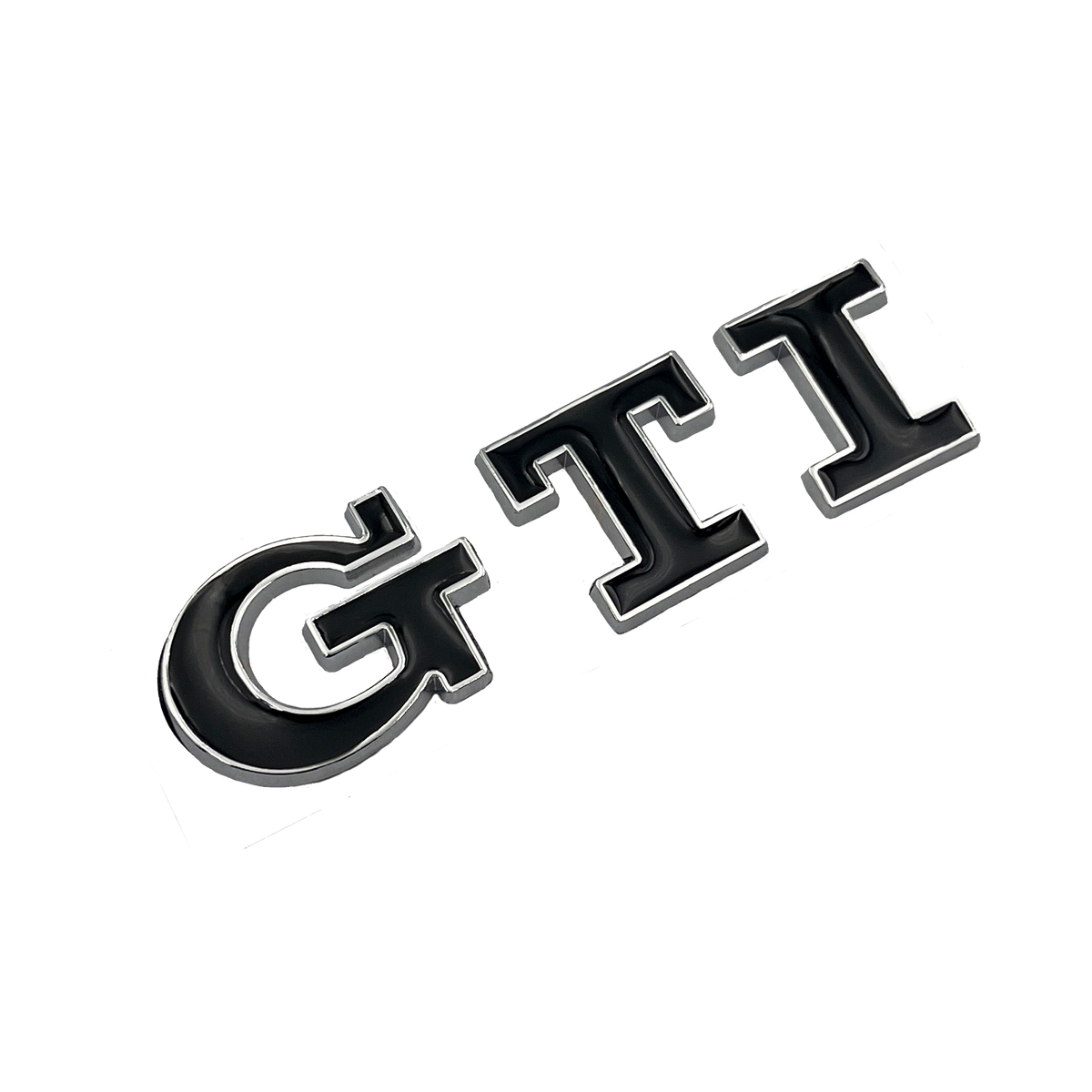 Svart og krom VW GTI Bakre emblem-emblem 