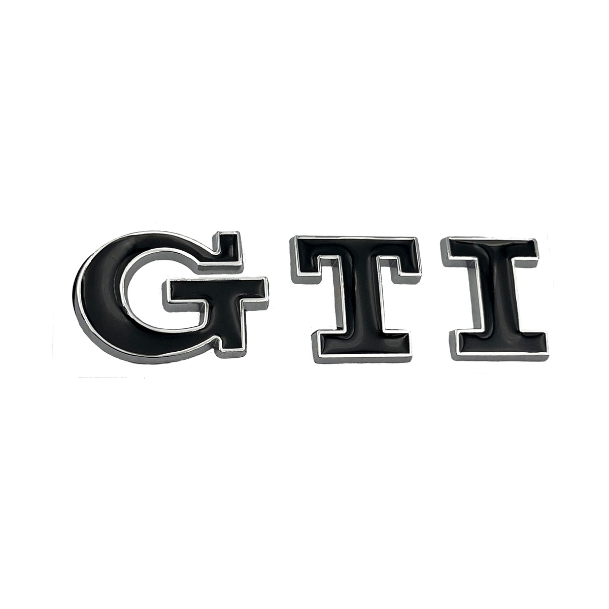Svart og krom VW GTI Bakre emblem-emblem 