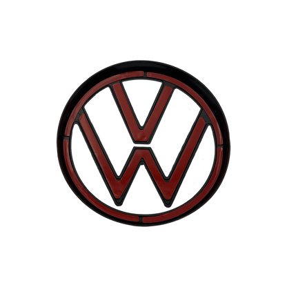 VW Polo 6 VI Facelift Logo bakre svart 