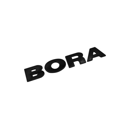 Svart VW "Bora" bakemblem