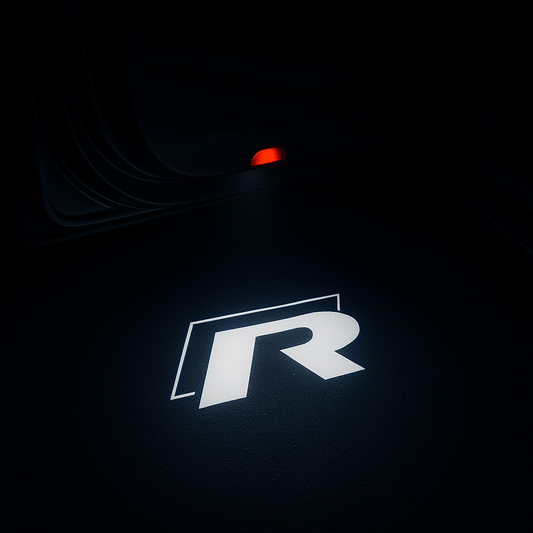 2 Stk. VW R Logo Indstigningslys