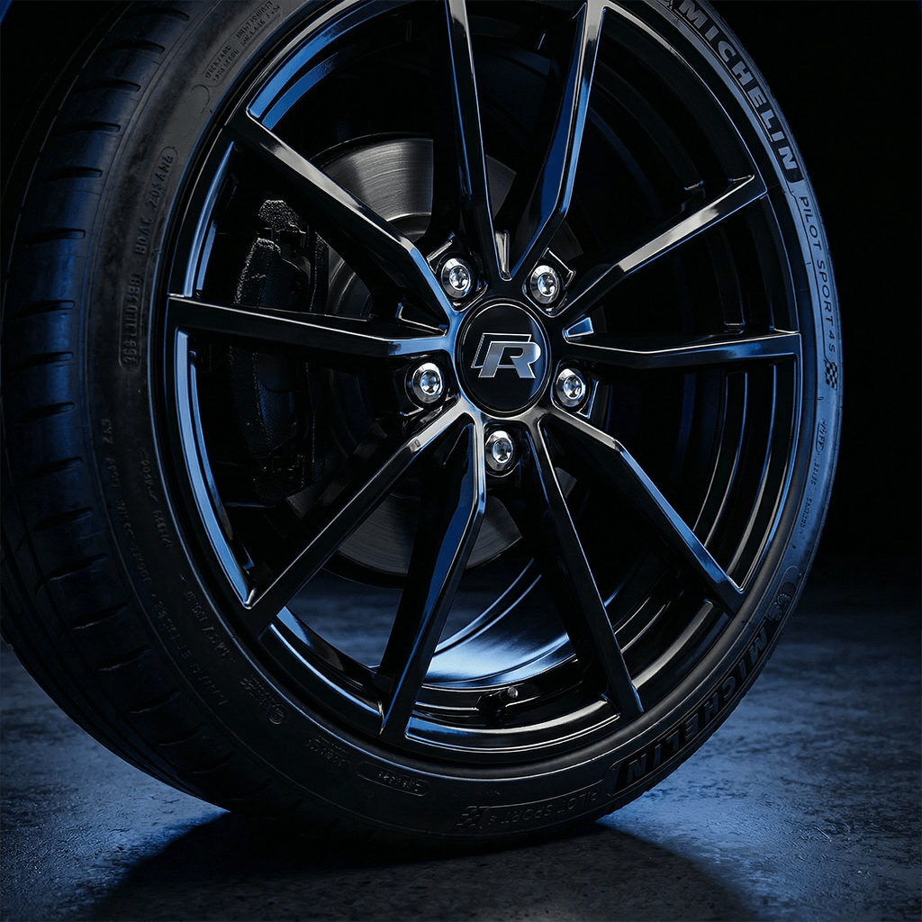 4 stk. VW R-line Centerkapsler 65mm