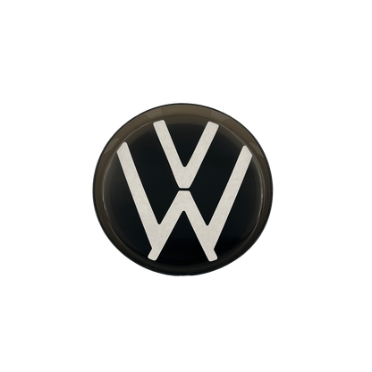 VW Bag Logo Shiny Sort 112mm