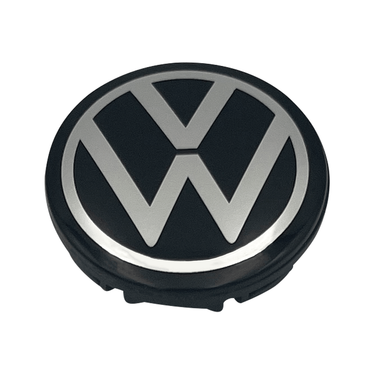 4 Stk. Sort & Chrome VW Centerkapsler 2016+
