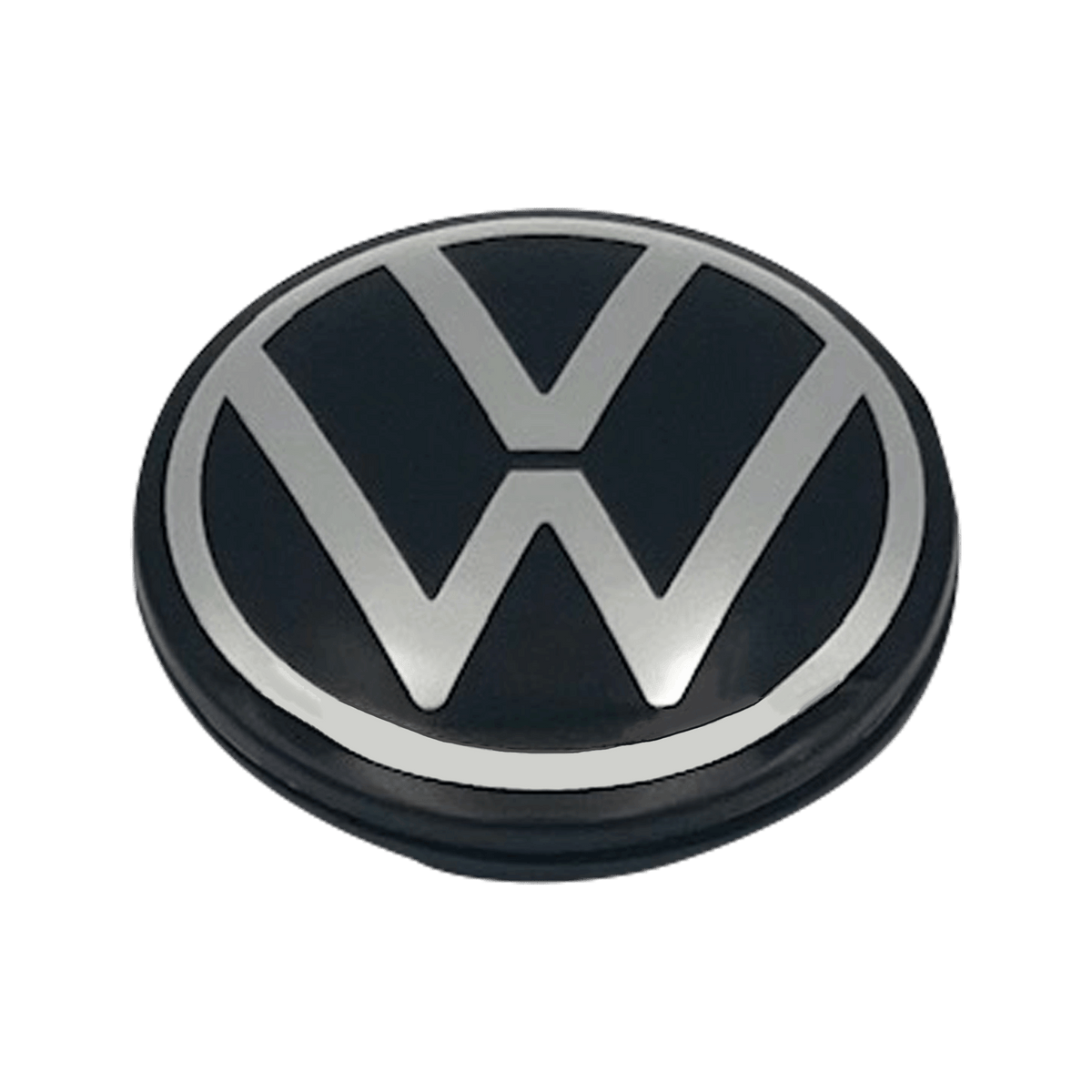 4 Stk. Sort & Chrome VW Centerkapsler 2016+