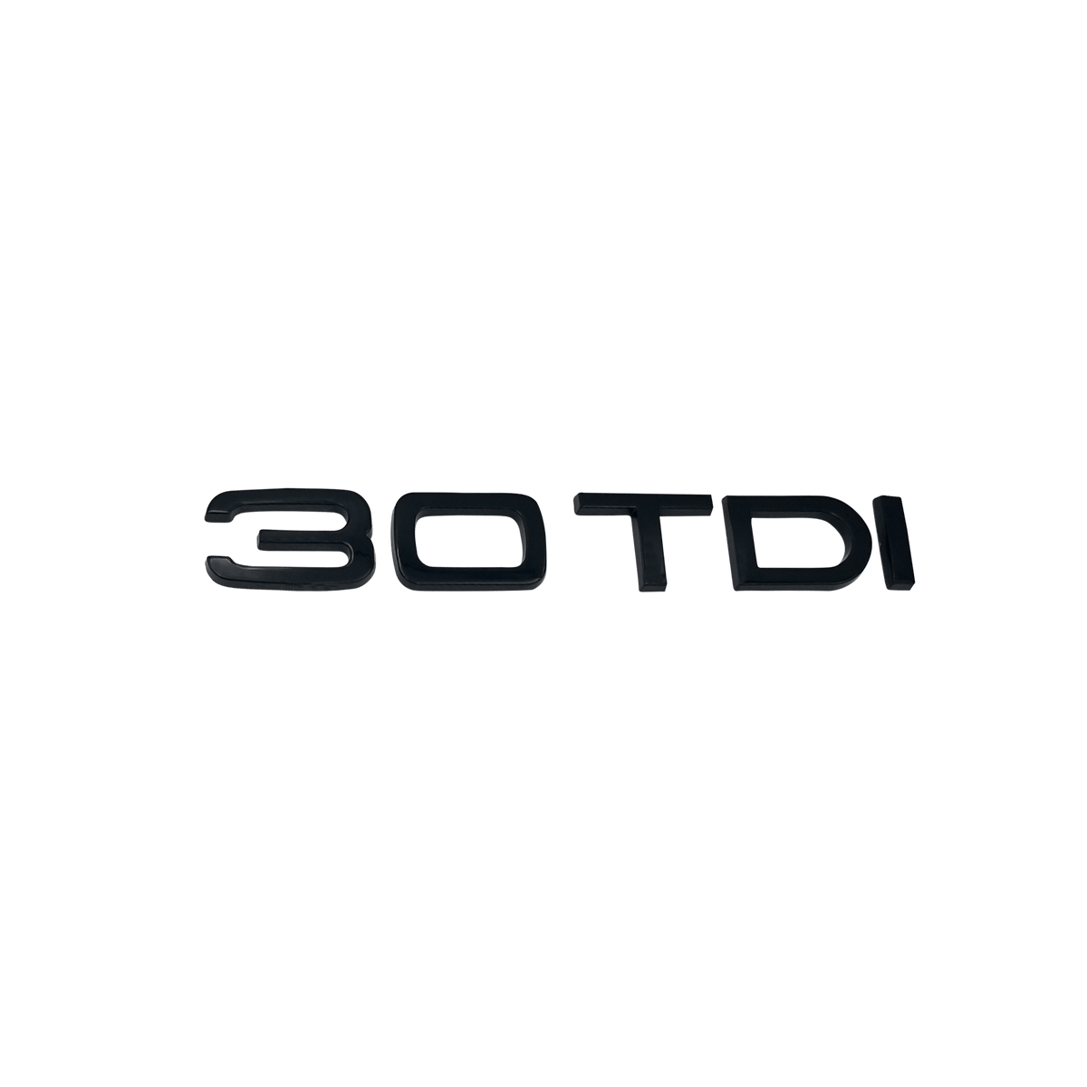 Audi 30 TDI bag emblem blank sort