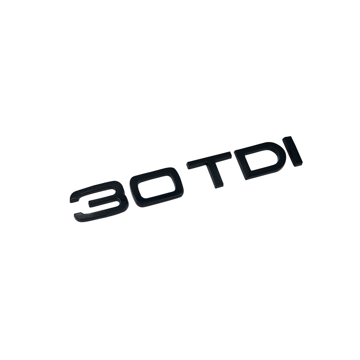 Audi 30 TDI bag emblem blank sort