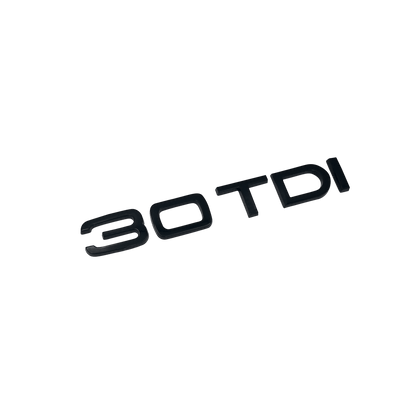 Audi 30 TDI bag emblem blank sort