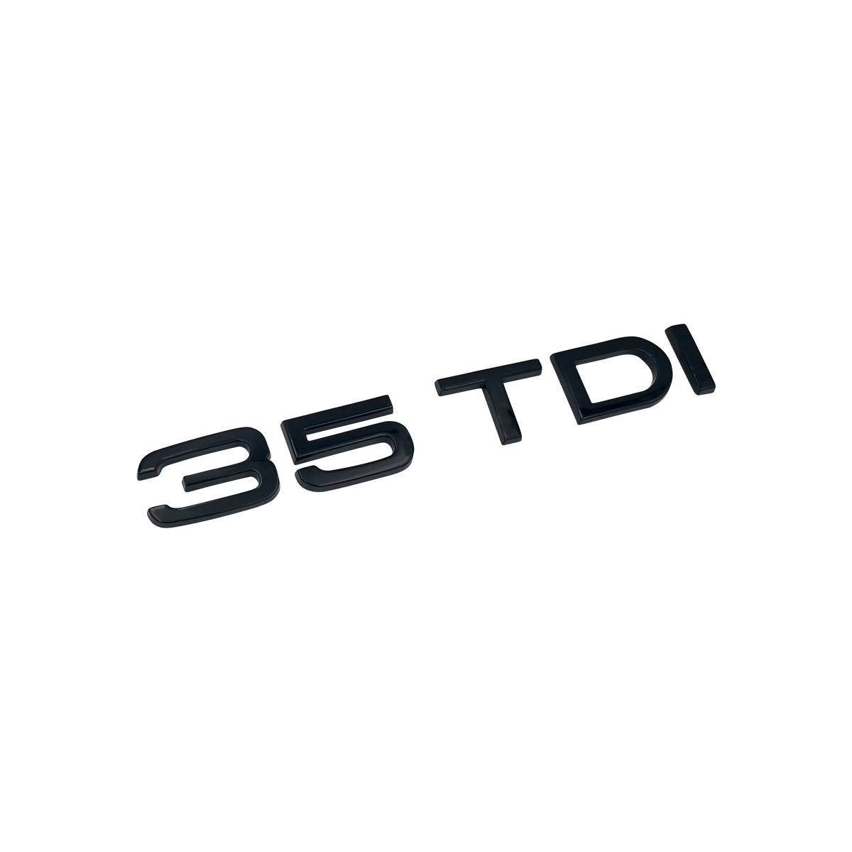 Audi 35 TDI bag emblem blank sort