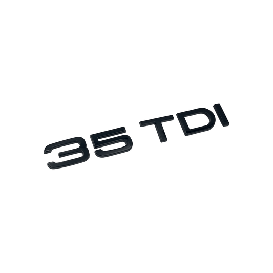 Audi 35 TDI bag emblem blank sort
