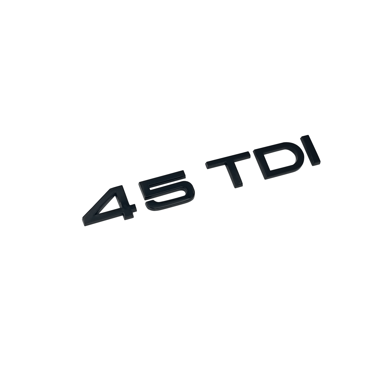 Audi 45 TDI bag emblem blank sort