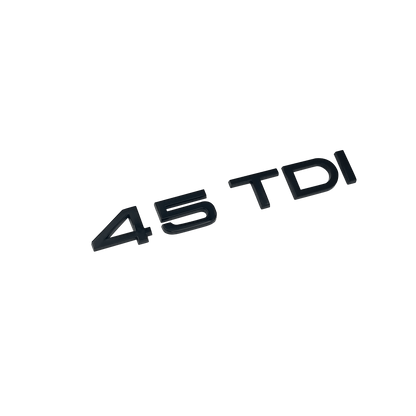 Audi 45 TDI bag emblem blank sort