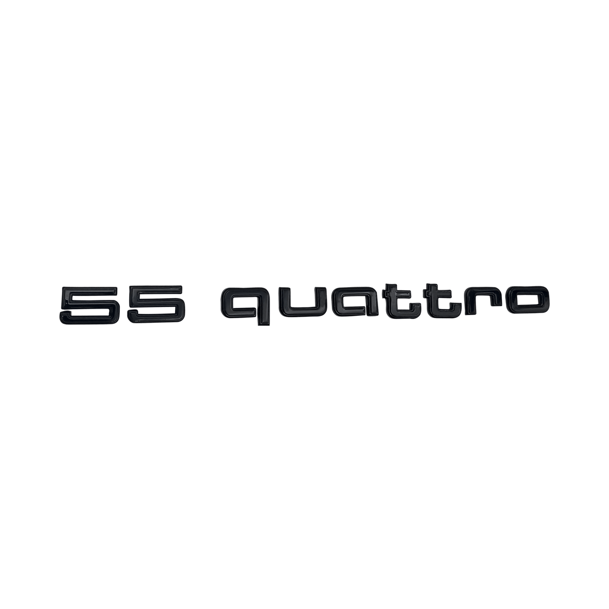 Audi 55 quattro emblem i blank Sort