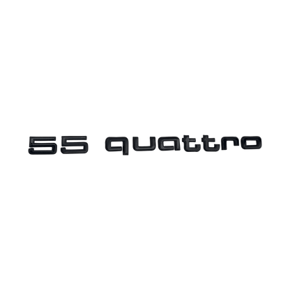 Audi 55 quattro emblem i blank Sort