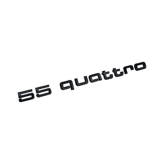 Audi 55 quattro emblem i blank Sort