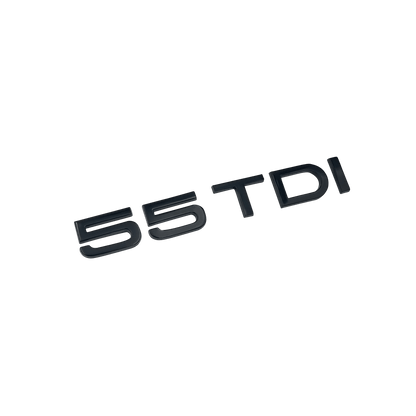 Audi 55 TDI bag emblem blank sort