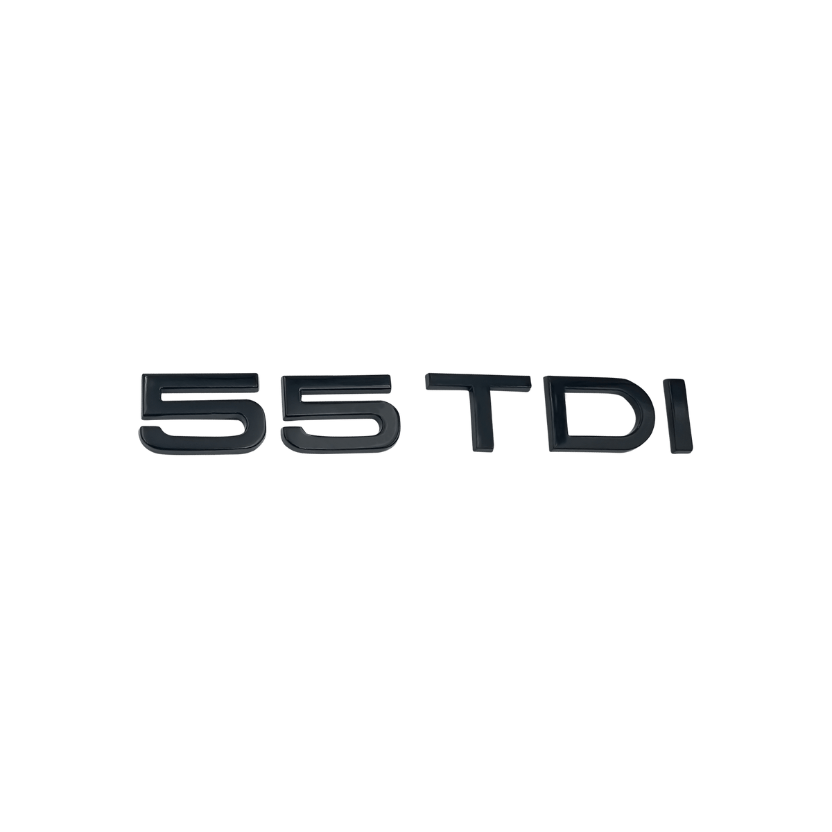 Audi 55 TDI bag emblem blank sort