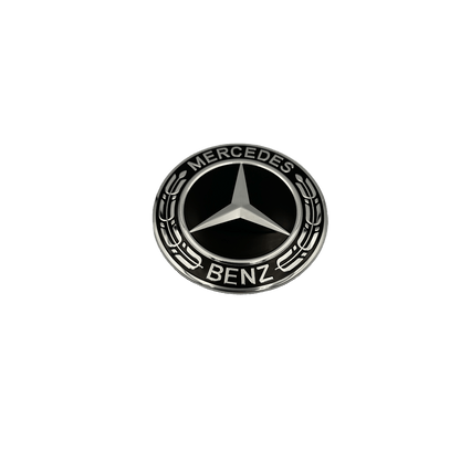 4 Stk. Sorte Mercedes Centerkapsler - Driverse - Centerkapsler - Driverse - Driverse - MB-OG-CK-SO-60 - 60mm - Sort - -