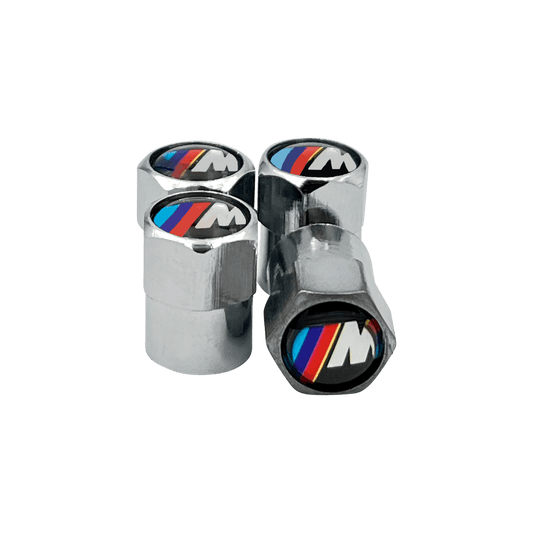 4 stk. BMW M-Sport Ventilhætter Chrome Aluminium