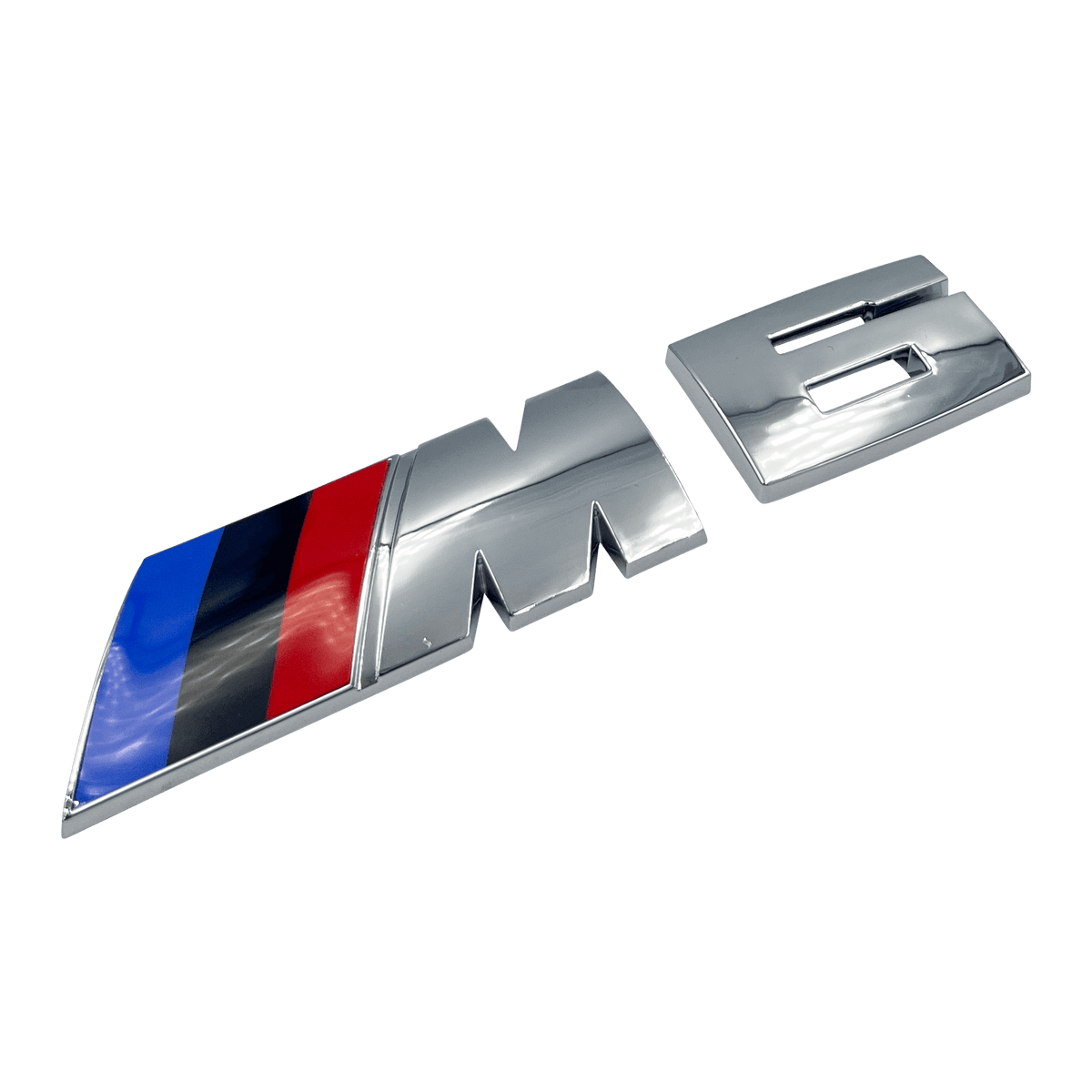 Chrome BMW M6 Bag Model Emblem