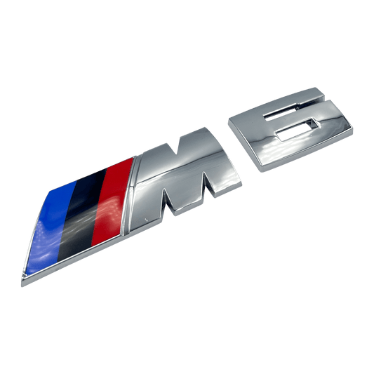 Chrome BMW M6 Bag Model Emblem