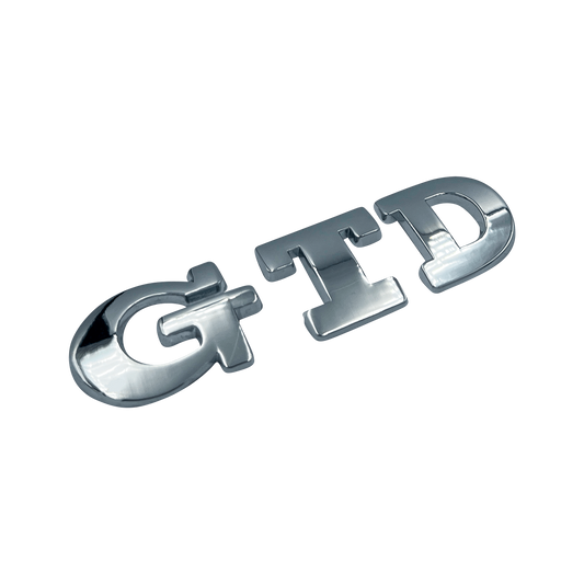 Chrome VW GTD Bag Emblem