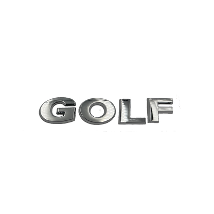 Chrome VW "Golf" Bag Emblem
