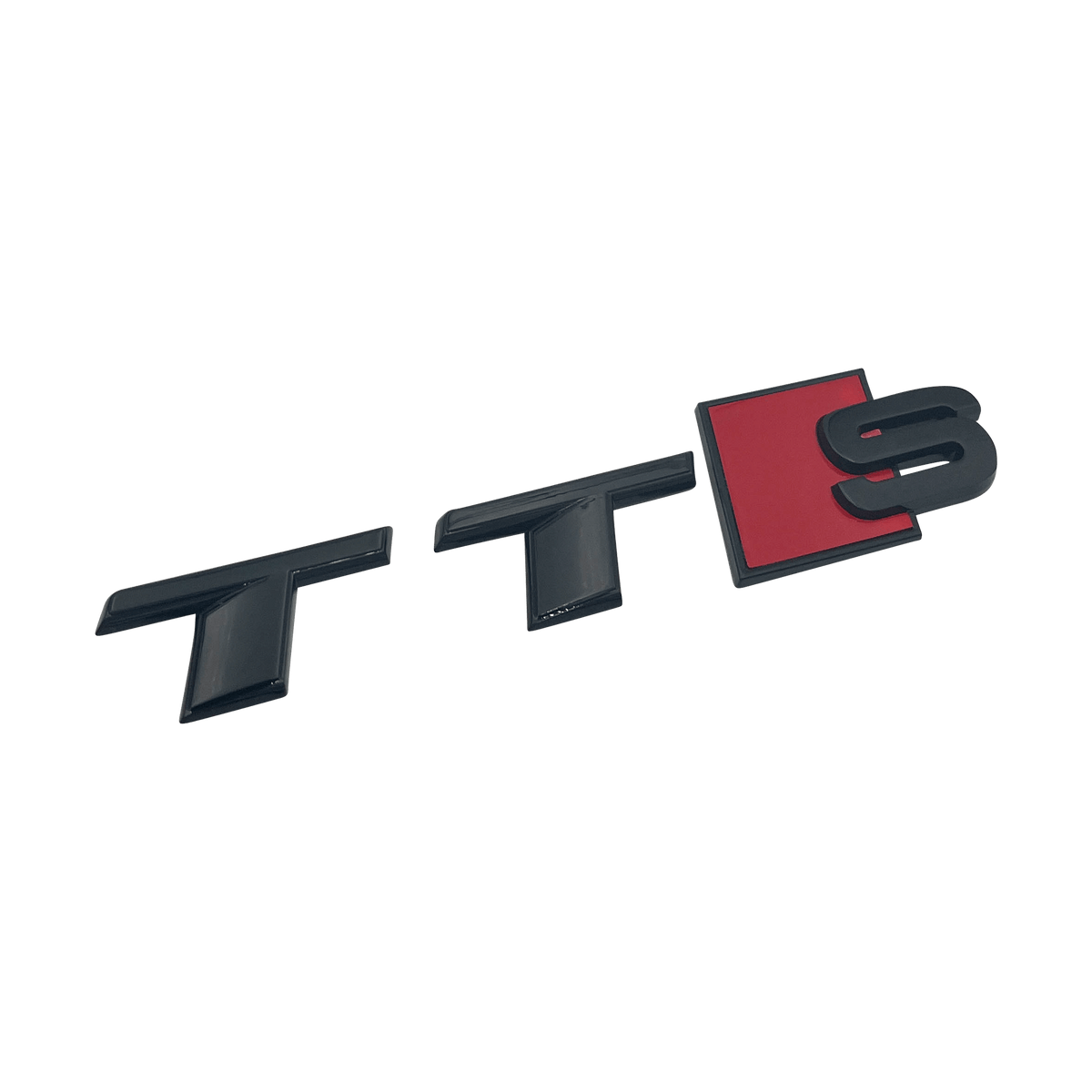 Svart Audi TTS bakre emblem