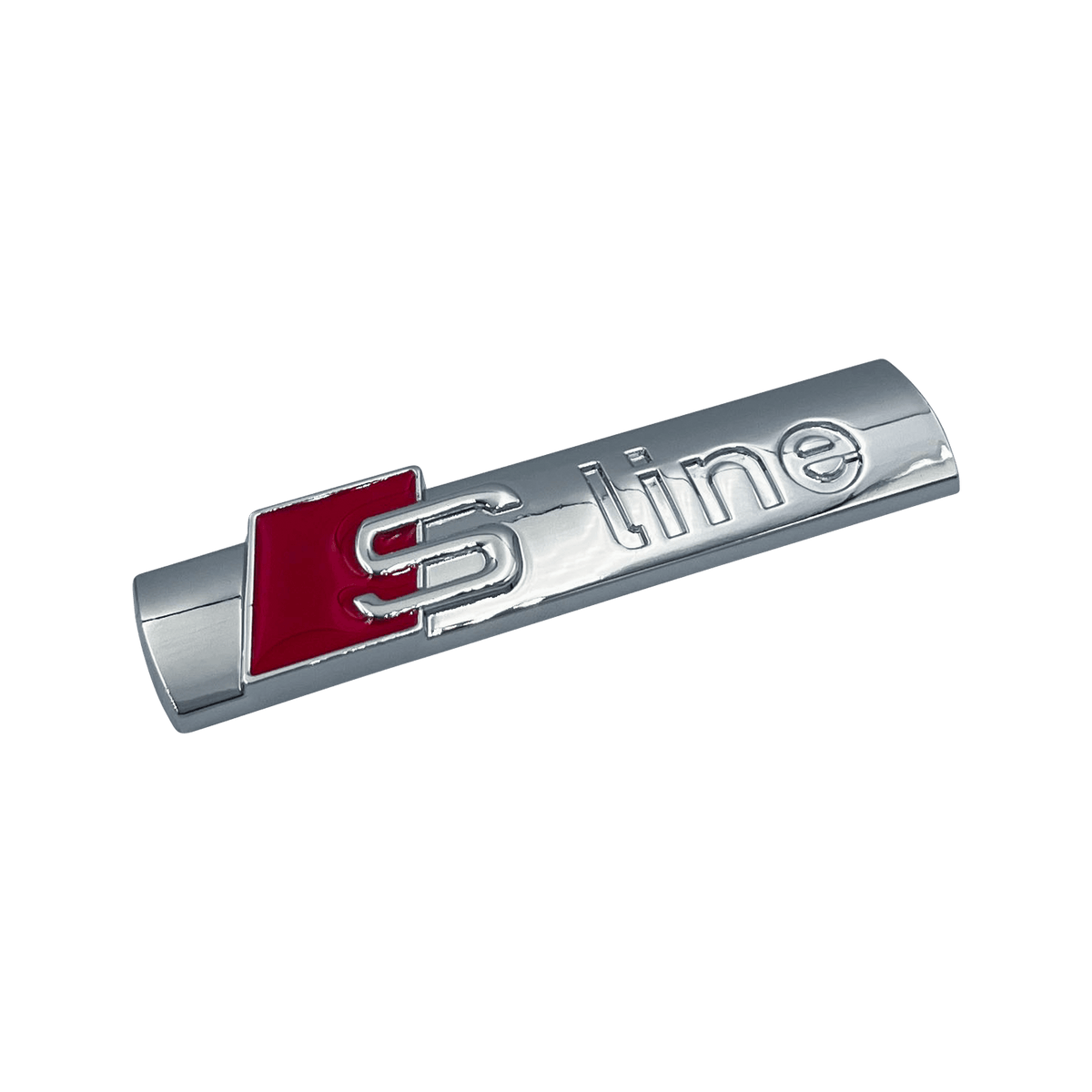 Audi S-line Front Emblem Chrome til Hexagon Grill
